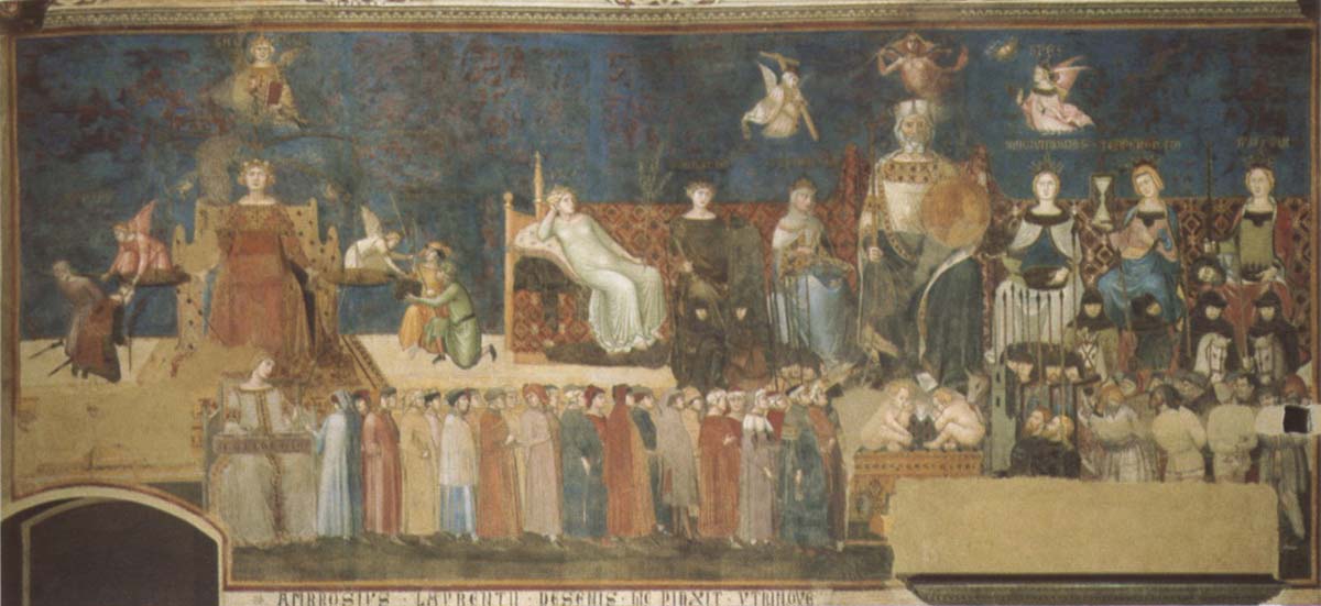 Ambrogio Lorenzetti Allegory of Good and Bad Government